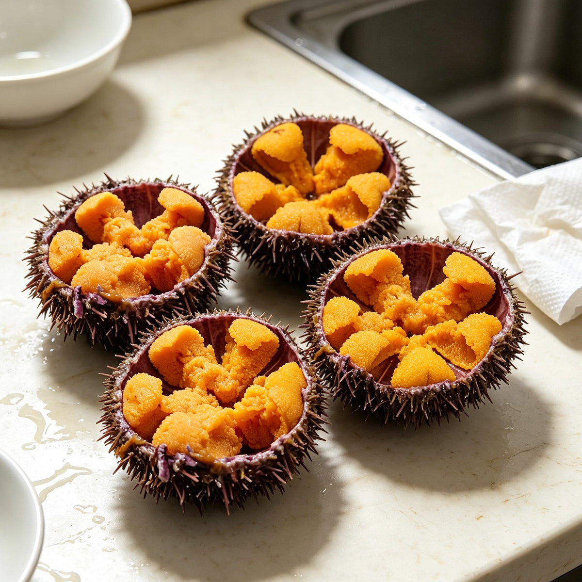 Fresh Sea Urchin Roe in Shell - view 1