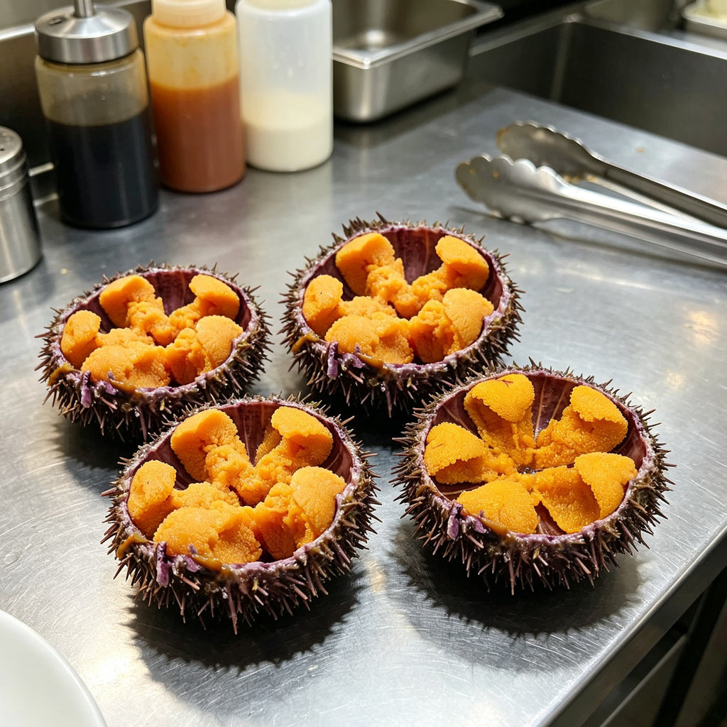 Fresh Sea Urchin Roe in Shell - view 2