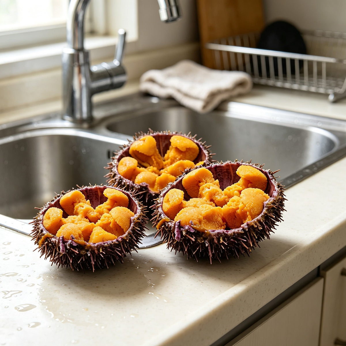 Fresh Sea Urchin Roe in Shell - view 3